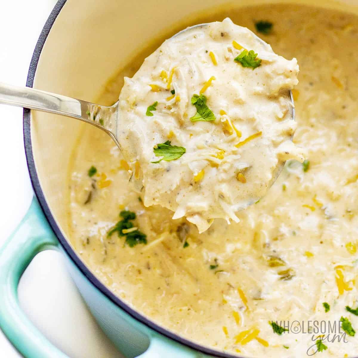 Delicious Keto White Chicken Chili